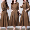 Elegant, Chic Waist-cinching Skirt That Flatters Your For Early Spring