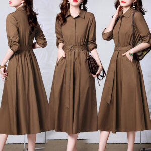 Elegant, Chic Waist-cinching Skirt That Flatters Your For Early Spring