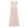 European And American-style Pleated Waist-cinching Tube Top Dress For Summer