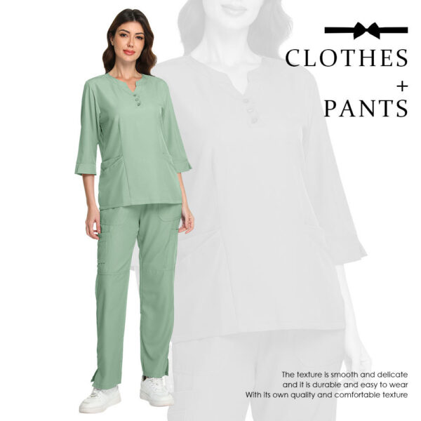 Short Sleeved Surgical Nurse Uniform