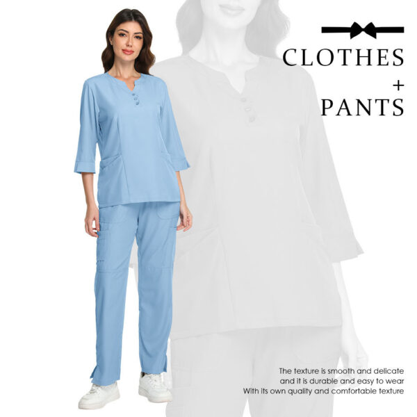 Short Sleeved Surgical Nurse Uniform