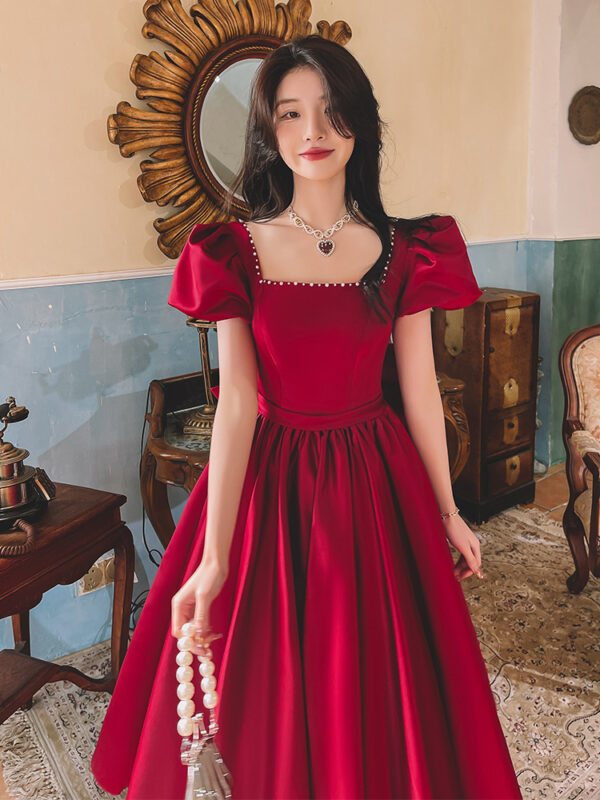 408d1f46-581b-4b7a-8768-f72058742682.jpg Winter Wine Red Engagement Daily French Princess On The Run Satin Dress