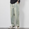 7dc5dfdc-12f1-44c5-8ede-608c86f0af03.jpg Summer Loose Wide Leg Jeans Pants Men Fashion Drawstring Elasticated Straight Trousers