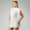 New Arrival Draped-ribbon Figure-hugging Sheath Dress