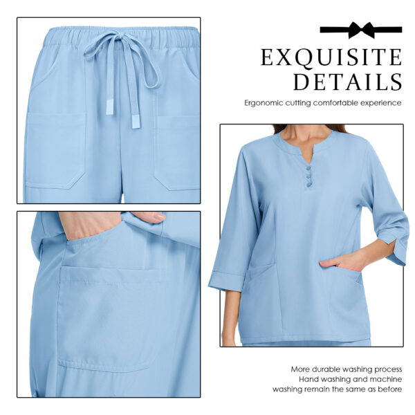 Short Sleeved Surgical Nurse Uniform
