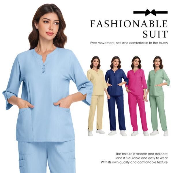 Short Sleeved Surgical Nurse Uniform