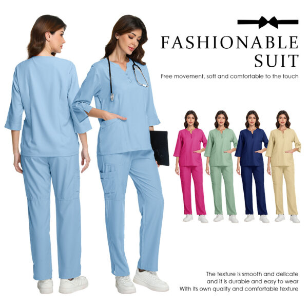 Short Sleeved Surgical Nurse Uniform
