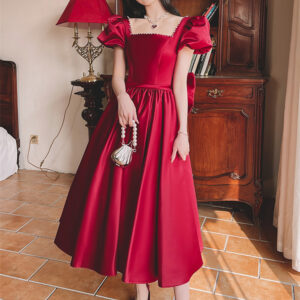 e10b866b-7682-4d45-833e-1159af299df6.jpg Winter Wine Red Engagement Daily French Princess On The Run Satin Dress