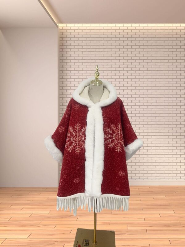 029a1887-6b46-4531-b323-7a5bba27c942.jpg New Winter Hooded Cloak Shawl Fleece-lined And Extra-thick Latest Style