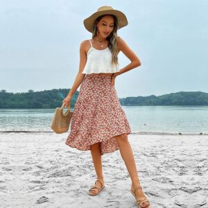 02e3ac09-7cbe-4f50-b3f1-2bc8fa35e63a.jpg Floral Skirt Holiday Skirt Irregular Print Skirt