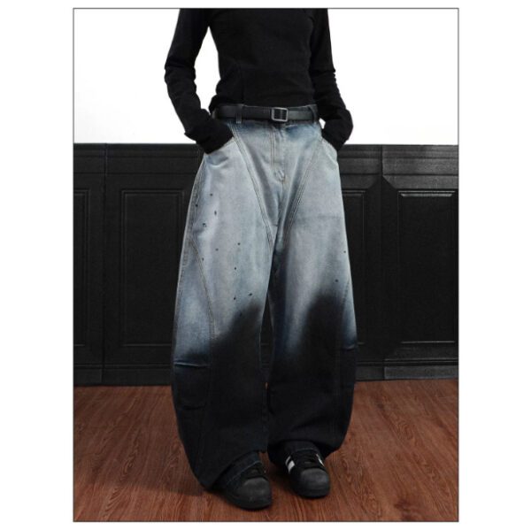 053d9b34-a2a7-44d1-ad68-c2fd2ee5d606.jpg American-style Vintage Washed Ombre Tie-dye Bootcut Jeans