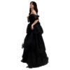 0590cd9d-03be-408f-bcb6-5666ba0d93ca.jpg Black Evening Dress Light Luxury Minority French Style Pettiskirt