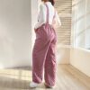 06df4d51-6348-4af7-aa82-e3129f3a5cf4.jpg Elastic-waist Relaxed-fit Corduroy Overalls