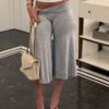 0a369a68-db26-4670-b731-34300bfc7867.jpg Simple Solid-color Straight-leg Relaxed-fit Casual Pants