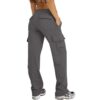 Cross Border Europe And The United States Amazon Autumn And Winter New Multi Pocket Y2K Overalls Casual Loose Sports Fitness Wide Leg Pants