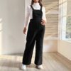 1048a96d-4f58-4feb-b591-cb8f1f2b8438.jpg Elastic-waist Relaxed-fit Corduroy Overalls