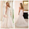 1098810393440.jpg Trailing wedding dress tube top lace wedding dress