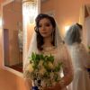 Beaded sequin wedding dress