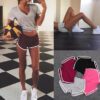 New Summer Shorts Women Casual Shorts Workout Waistband Skinny Short