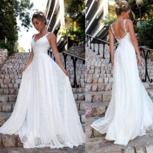 1197027497484.jpg V-neck sling lace dress