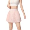 A Pleated Skirt Paired With A Pair Of Pleated Yoga Shorts