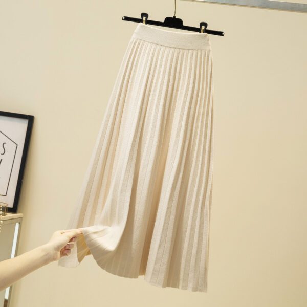 1329571544889.jpg Mid-length pleated skirt skirt