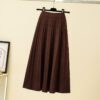 1440701512992.jpg Mid-length pleated skirt skirt