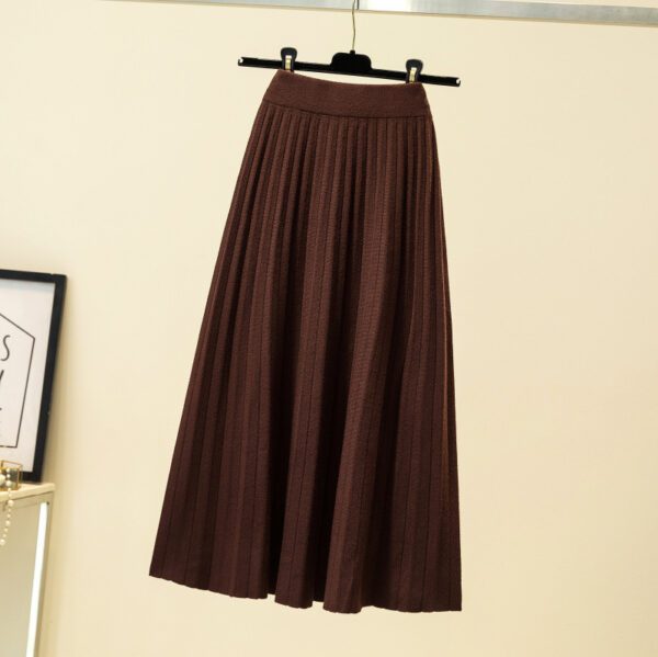 1440701512992.jpg Mid-length pleated skirt skirt