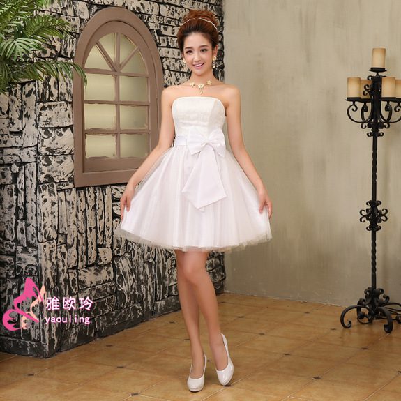 1462991420_1606070068.jpg Short tube top bride wedding dress