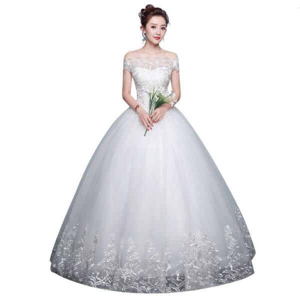 1463615063988.jpg Qidi wedding dress shoulder wedding dress