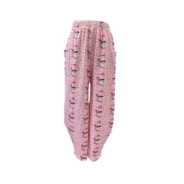 Christmas Wide-leg Pants Spring And Autumn Womens Straight-leg Casual Trousers
