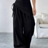 Irregular Suit Pants For Women 2025 Southeast Asia Cross-Border New Design Loose Slimming High-End Wide-Leg Pants For Women
