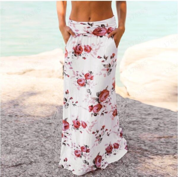 15eb0f4b-d602-4721-91b6-86fb14ded68b.jpg Fashion And Elegant Floral High Waist Bag Hip Print Long Skirt