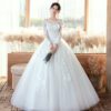 1612056961991.jpg Long Sleeve Wedding Dress New Bride Trailing