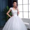 Large Trailing Lace Lace Tie Wedding Dress Slim And Slim