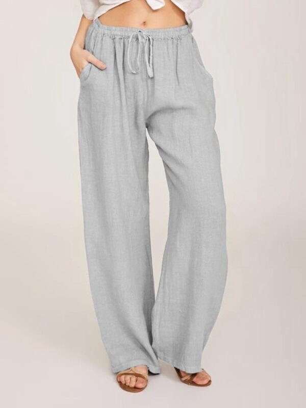 1616316944531.jpg Women's Casual Cotton And Linen Loose Yoga Pants