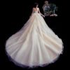 1617680748682.jpg French Temperament Big Trailing Starry Sky Forest Dream Dress