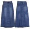 Wear Frayed Long Skirts Women's Long Skirts Denim Skirts