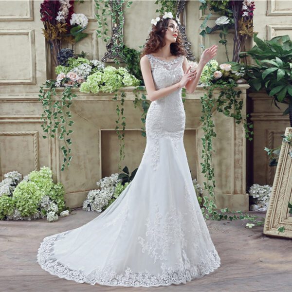 1618106052387.jpg Bride Trailing Wedding Dress sexy Lace Mermaid Wedding DressW