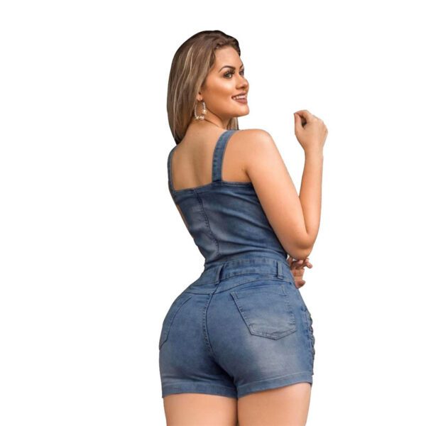 1622096925561.jpg Plus Size Elegance Cotton Jeans Woman Ladies Short Romper