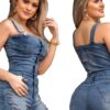 1622096925562.jpg Plus Size Elegance Cotton Jeans Woman Ladies Short Romper