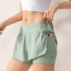 1622352515935.jpg Summer New Fitness Shorts Women"s Breathable Running