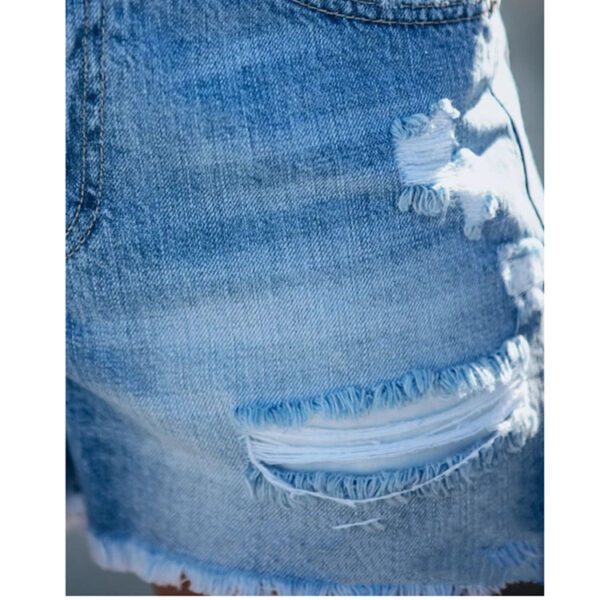1622966910216.jpg Fringed Denim Shorts Ripped Stitching Ladies Jeans Shorts Women