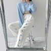 1623723840700.jpg New Love High Waist Drawstring Pants Loose Drawstring
