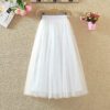 1623827864137.jpg New Skirts Women's High Waist Mid-Length A-Line Skirt