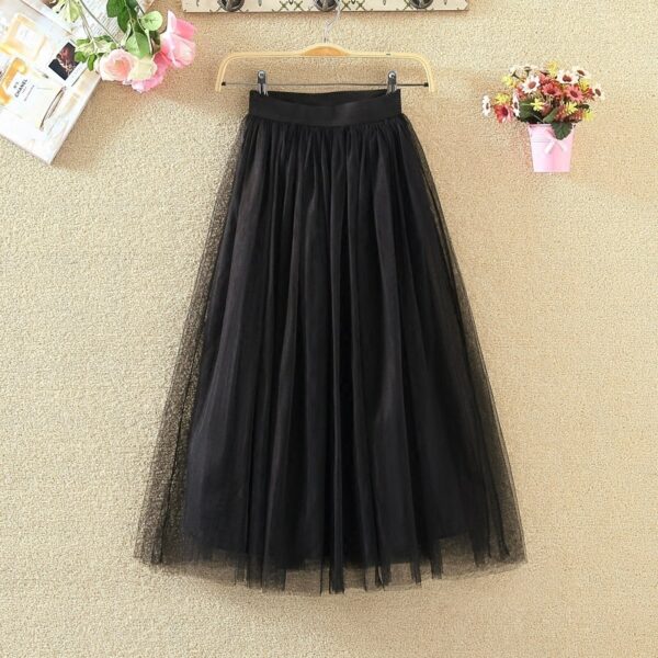 1623827864140.jpg New Skirts Women's High Waist Mid-Length A-Line Skirt