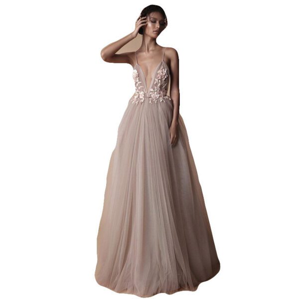 170420863451.jpg Bride Wedding Dress Women New Style Sling Bridesmaid Dress