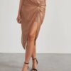 1719191616511676416.jpg Women's Split Mid-length Hot Girl Leather Hip Skirt