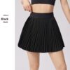 A Pleated Skirt Paired With A Pair Of Pleated Yoga Shorts