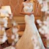 Fishtail Wedding Dress Sleeveless Lace Evening Dress